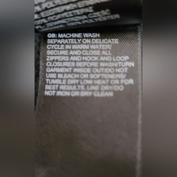 The North Face Size Medium Glacier Black TKA 100 Thermal Fleece Pullover Shirt - Picture 8 of 9